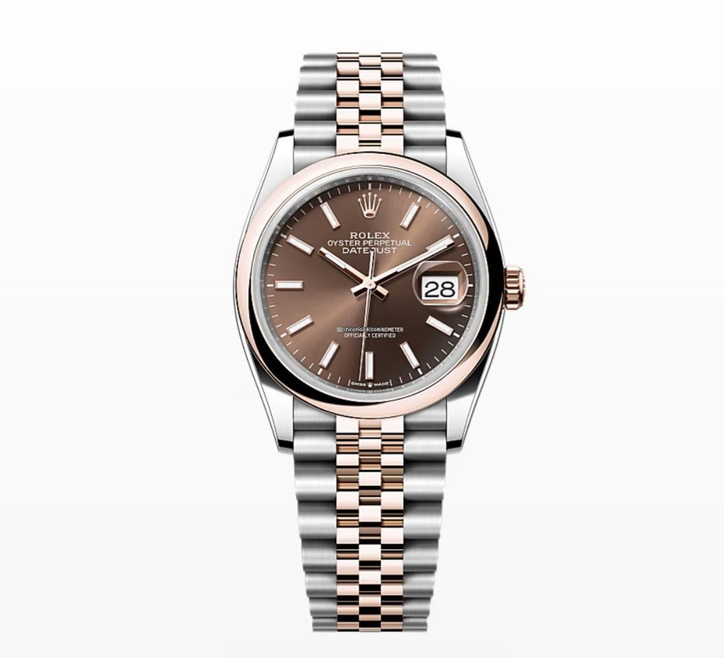 Rolex Brown Index Dial