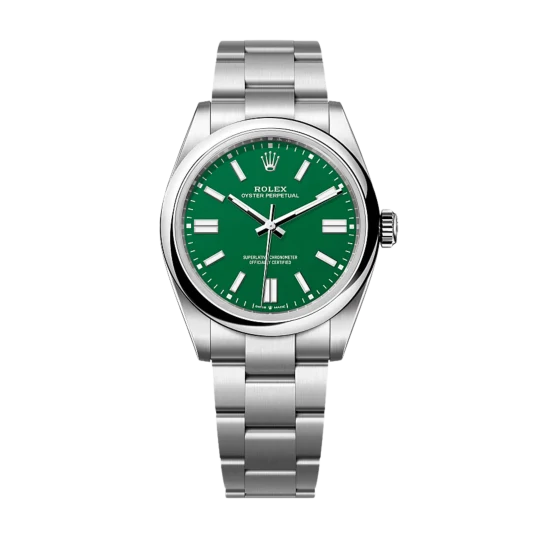 Oyster Perpetual Steel Green650