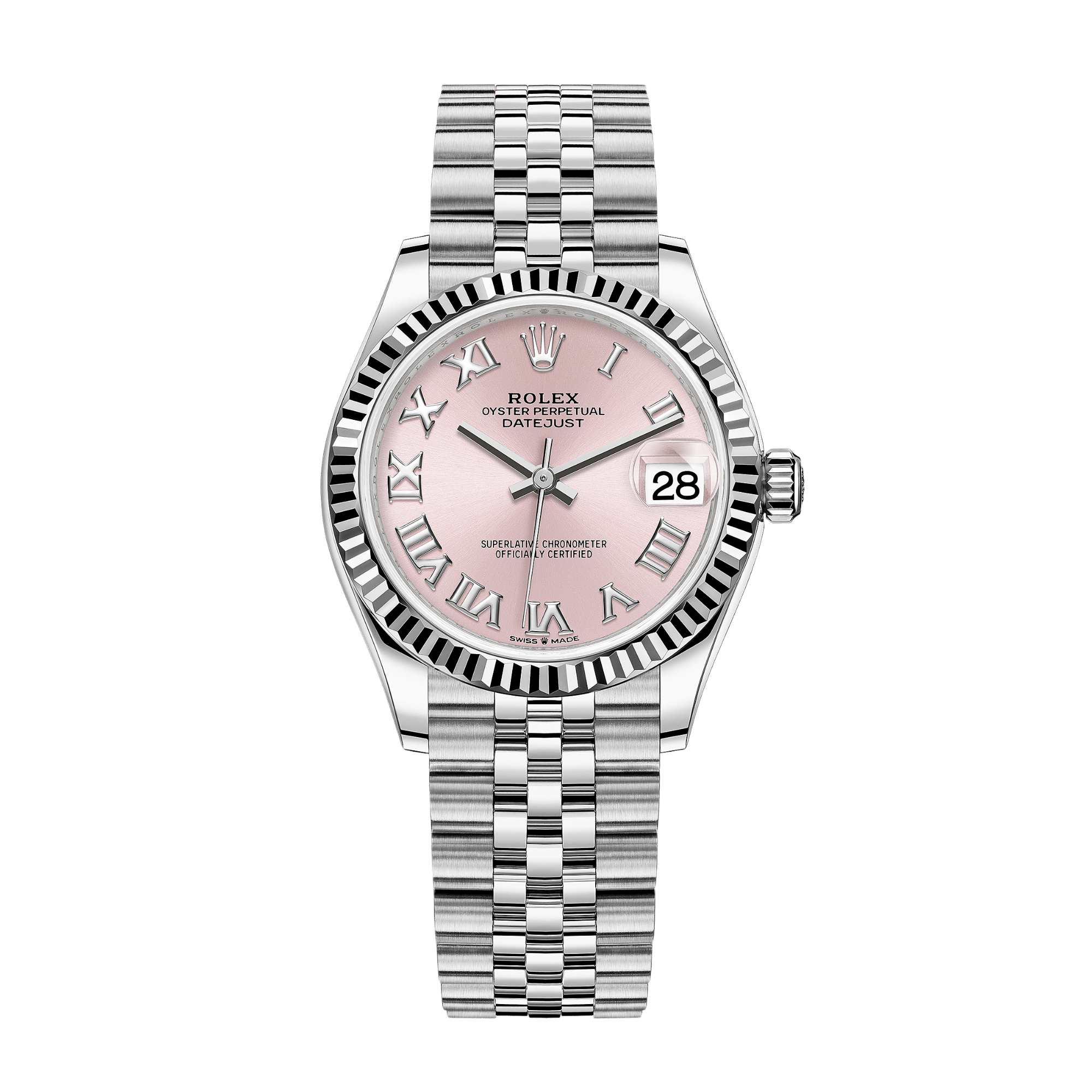 Rolex Steel Diamond Jubilee Pink