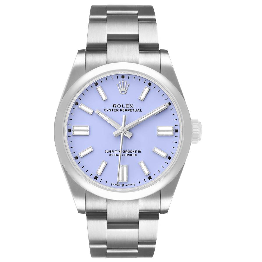 Rolex Oyster Steel Lavender Dial