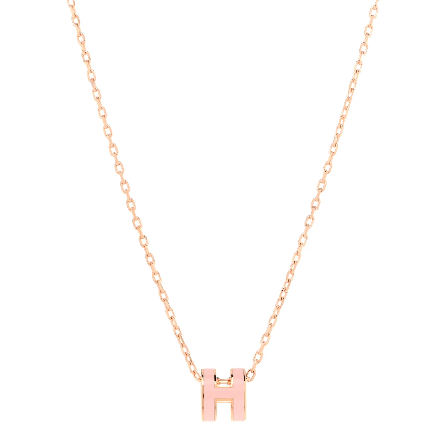 Mini Pop H Pendant Necklace