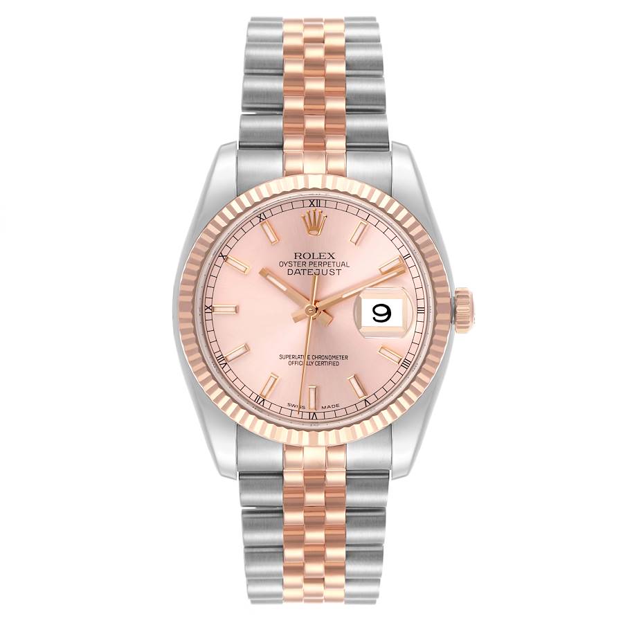 Rolex Rose Gold Pink Dial
