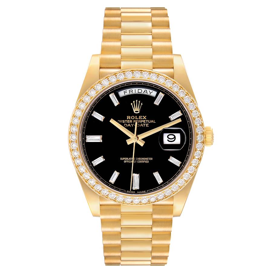 Rolex President Diamond Bezel