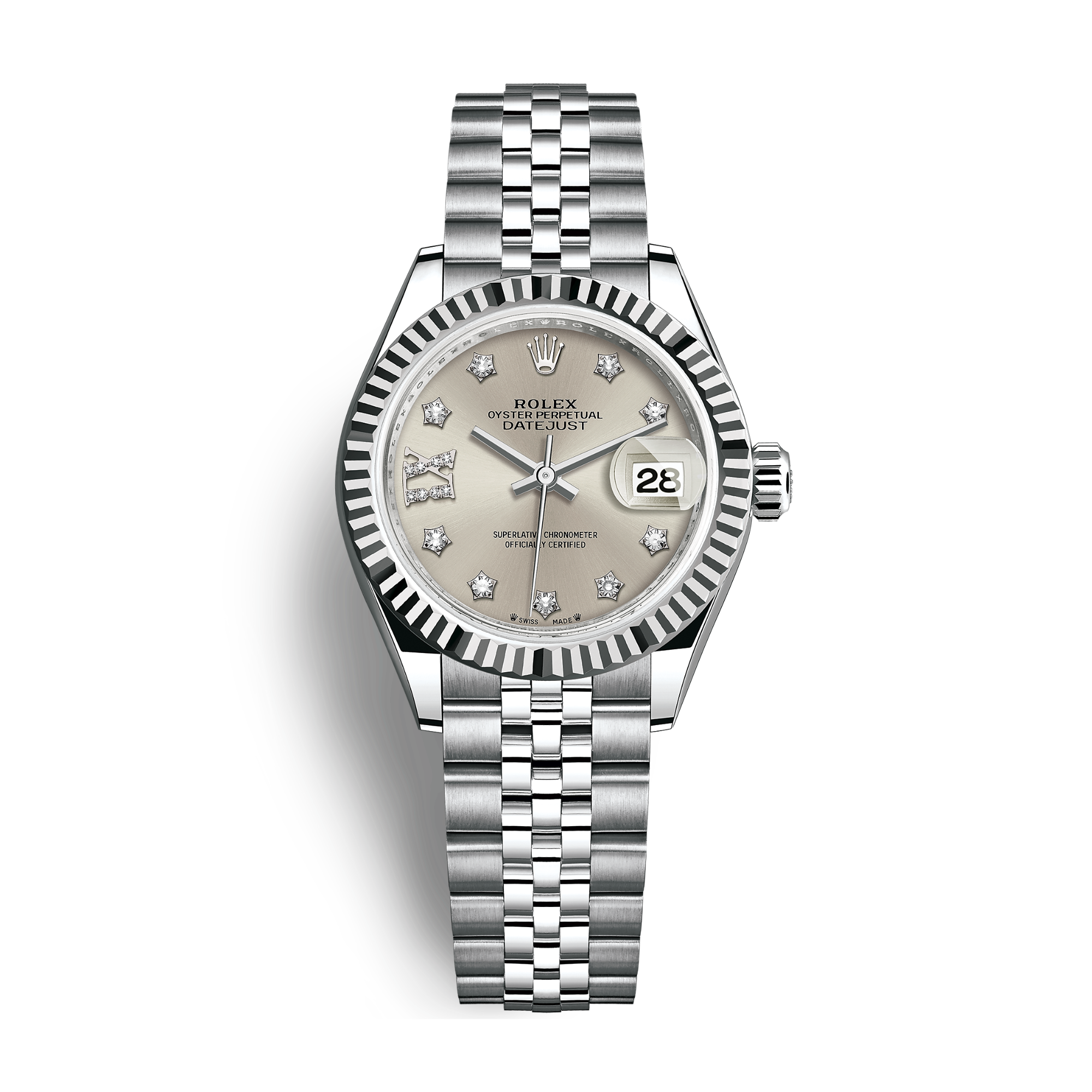 Rolex Lady-Datejust Steel Jubilee Silver Dial