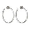 Cartier White Gold Hoop Earrings - Image 3