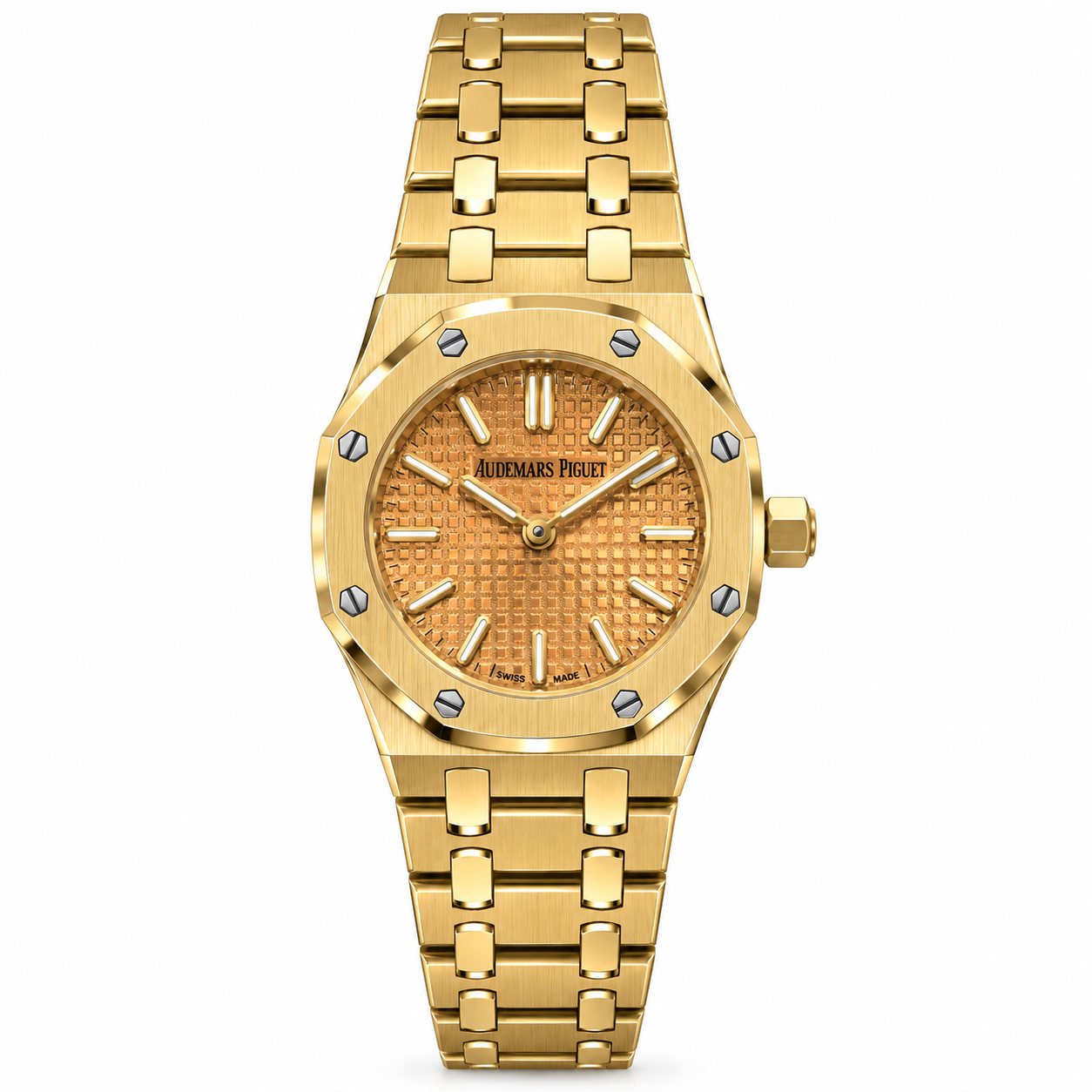 Mini Royal Oak Style Gold Watch