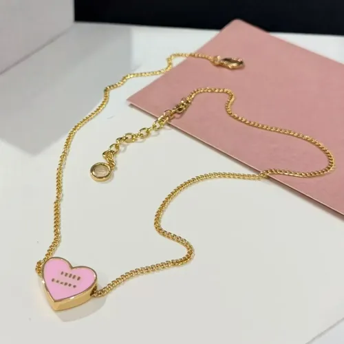 Miu Miu Heart Pendant Pink