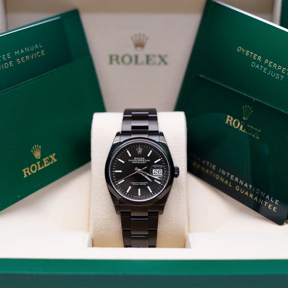 Rolex Datejust Stainless steel Black - Image 3