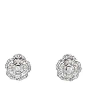 Bouton de Camelia Earrings