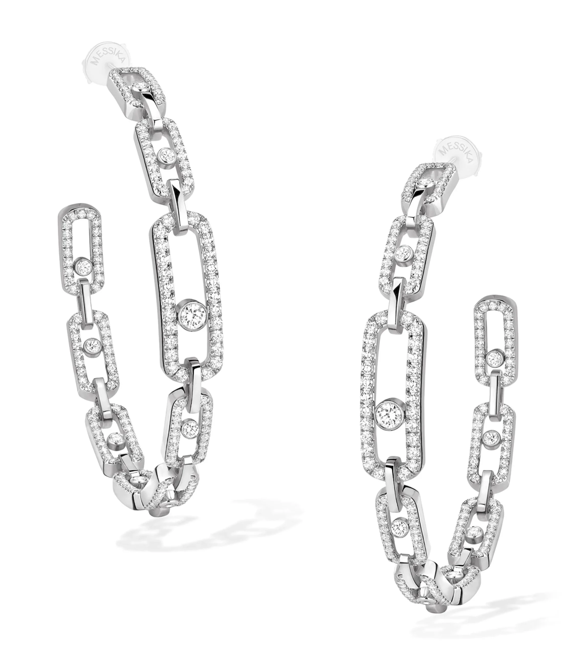 Messika Move Link Hoop Earrings - Image 2