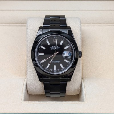 Rolex Datejust Stainless steel Black - Image 2